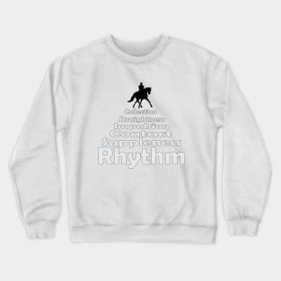 Dressage Training Pyramid Crewneck Sweatshirt